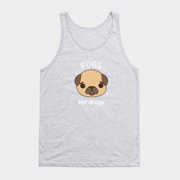 Funny Pug Pun T-Shirt Tank Top by happinessinatee